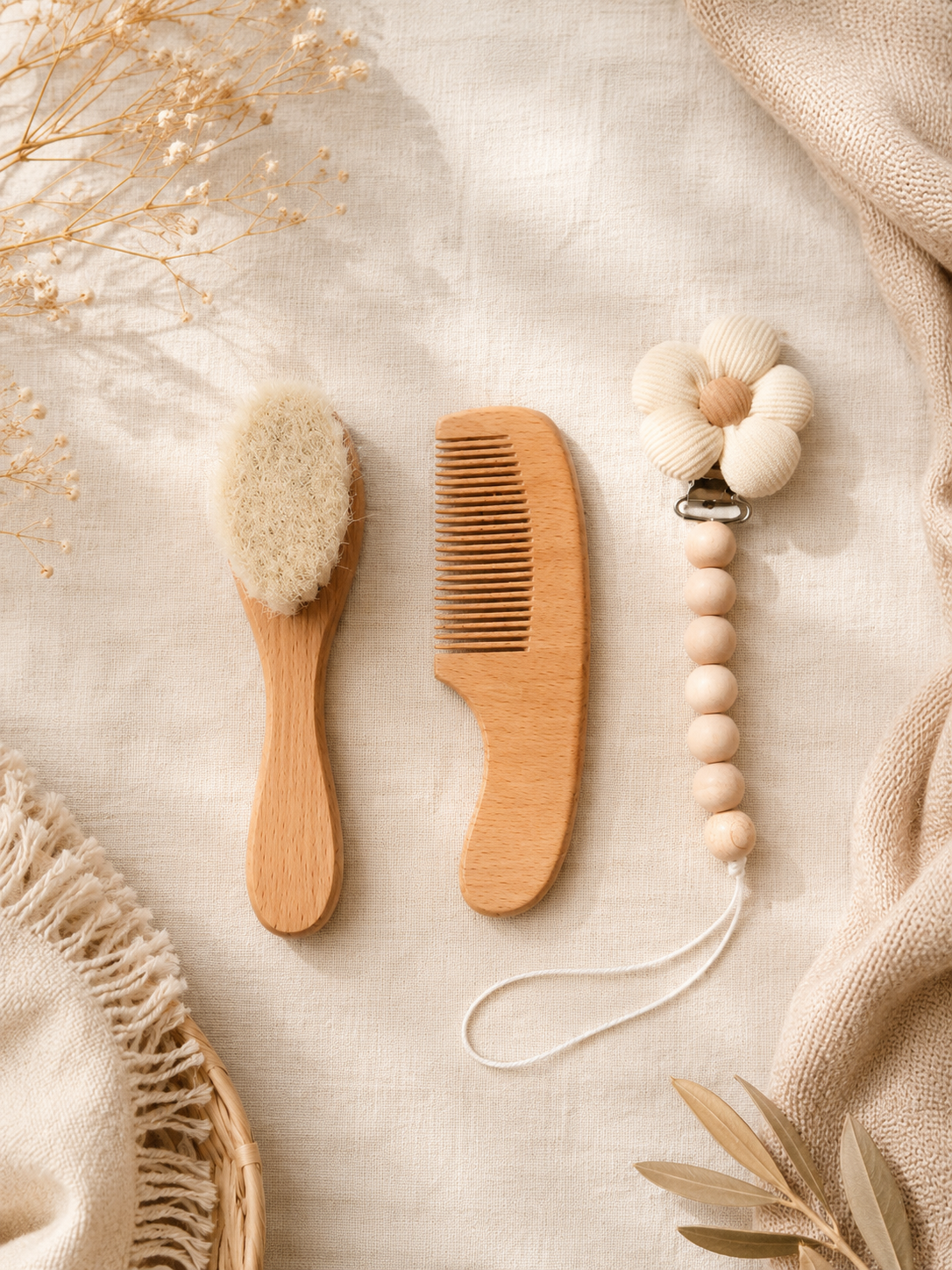 Set Natural para Bebés Caracolillos