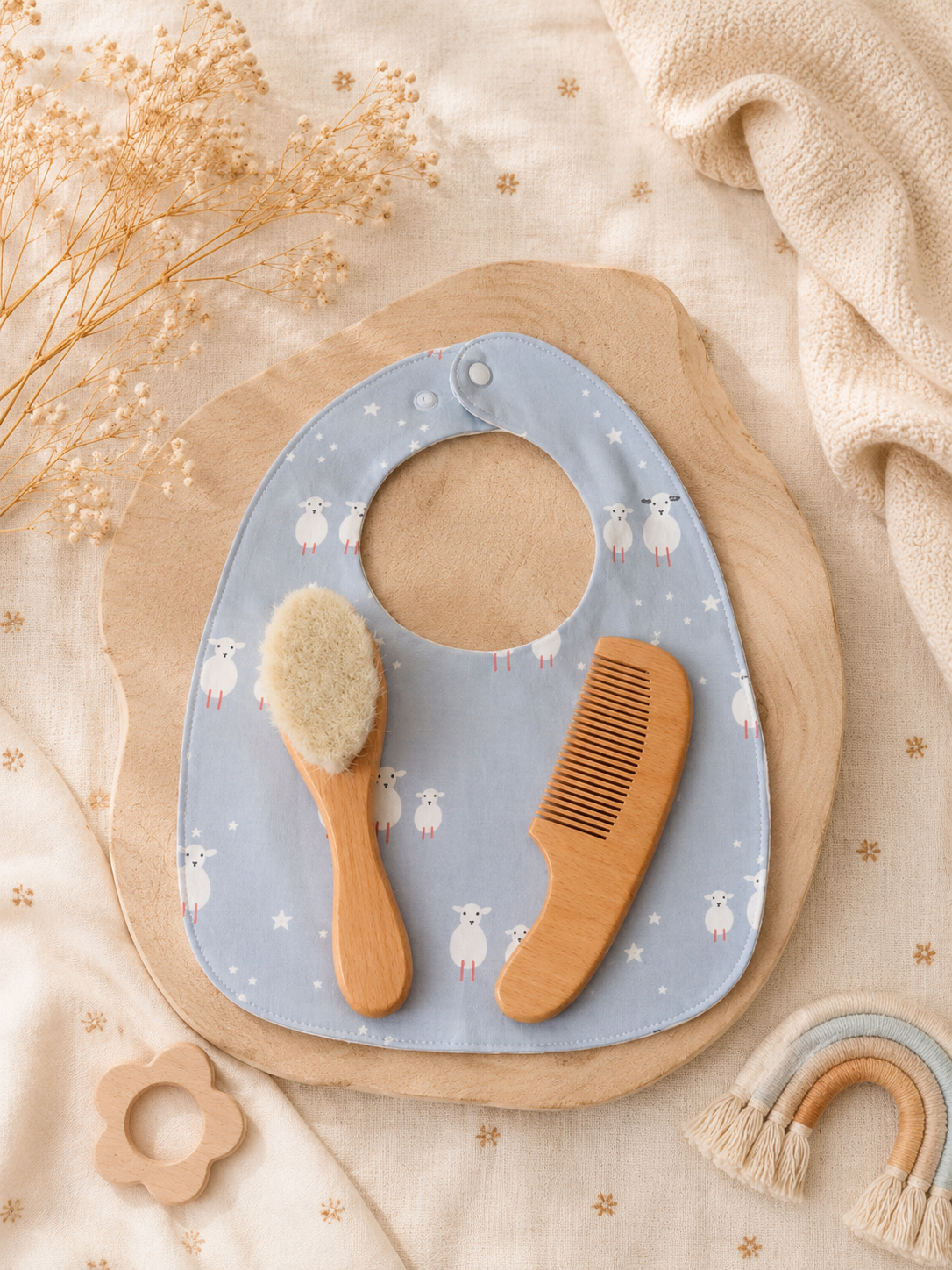 Set Natural para Bebés Caracolillos