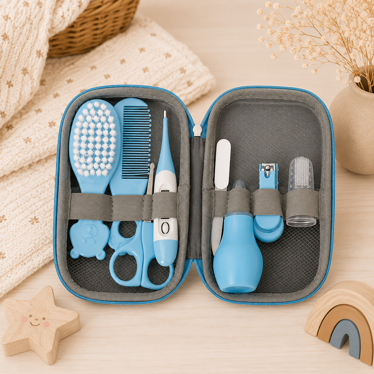 Kit de Cuidado e Higiene para Bebé Caracolillos