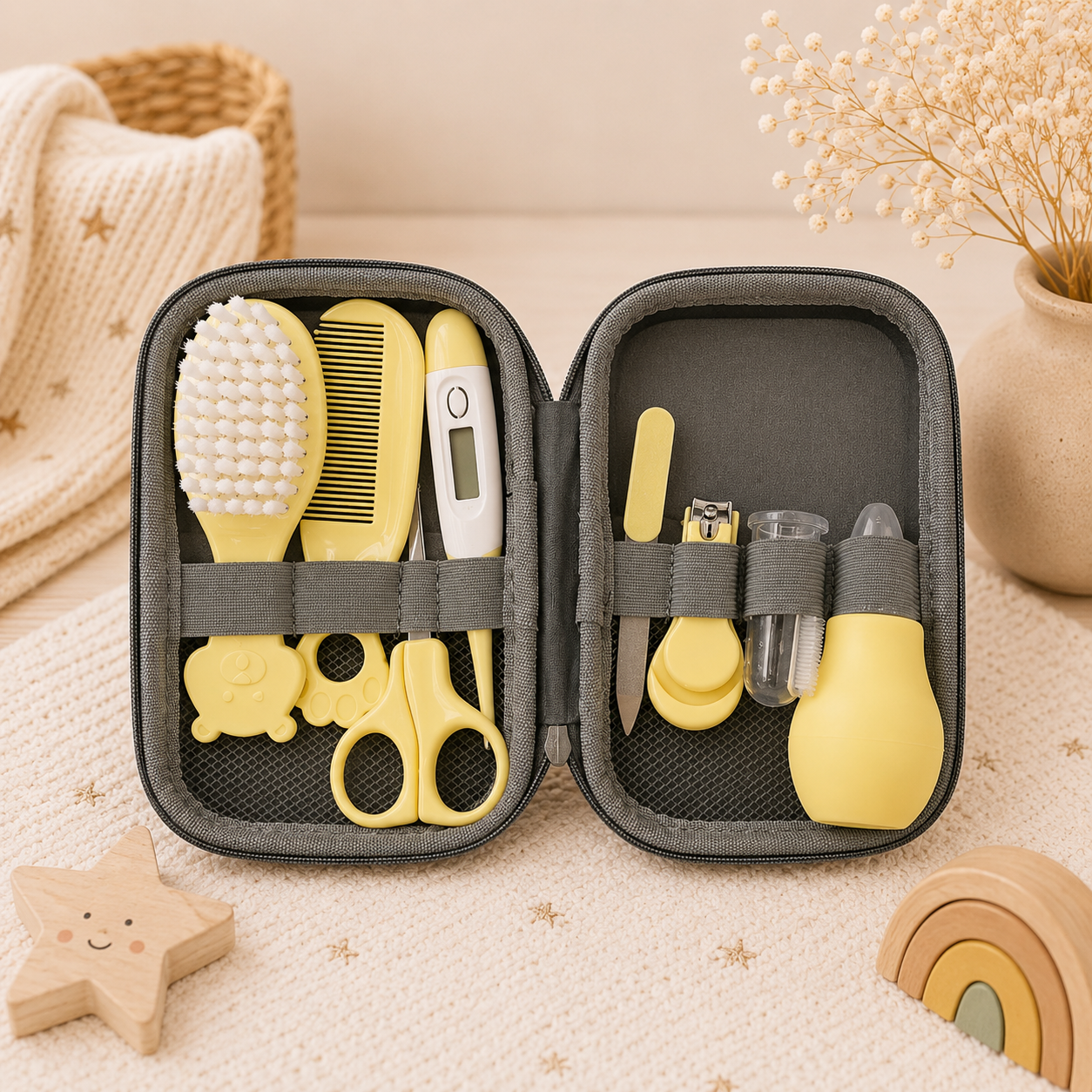 Kit de Cuidado e Higiene para Bebé Caracolillos
